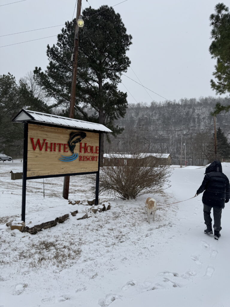 White Hole Resort in the Snow
