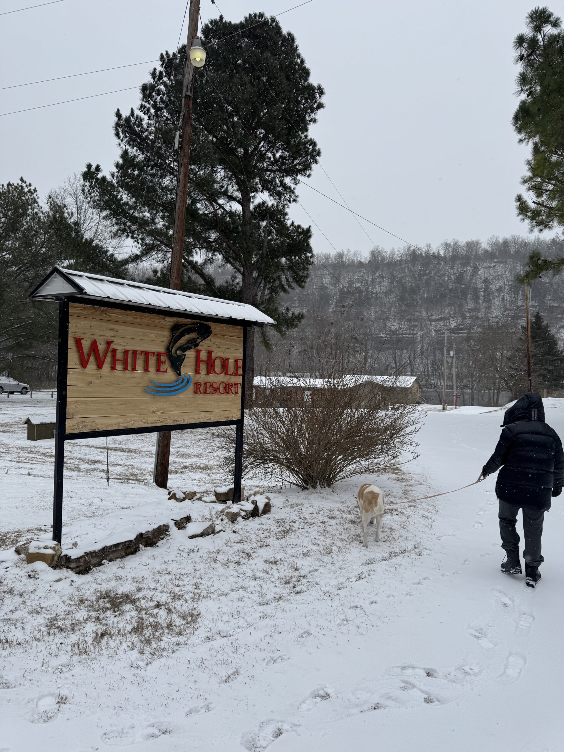 White Hole Resort in the Snow