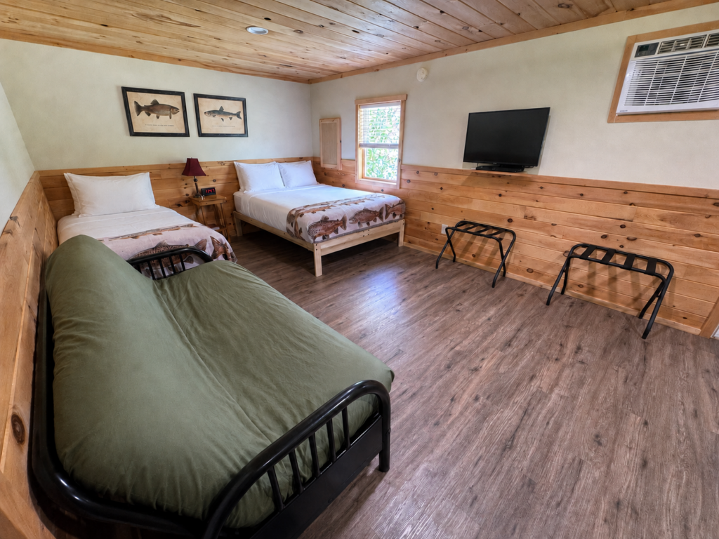 Cabins 6 and 7 Living and Sleeping Area
