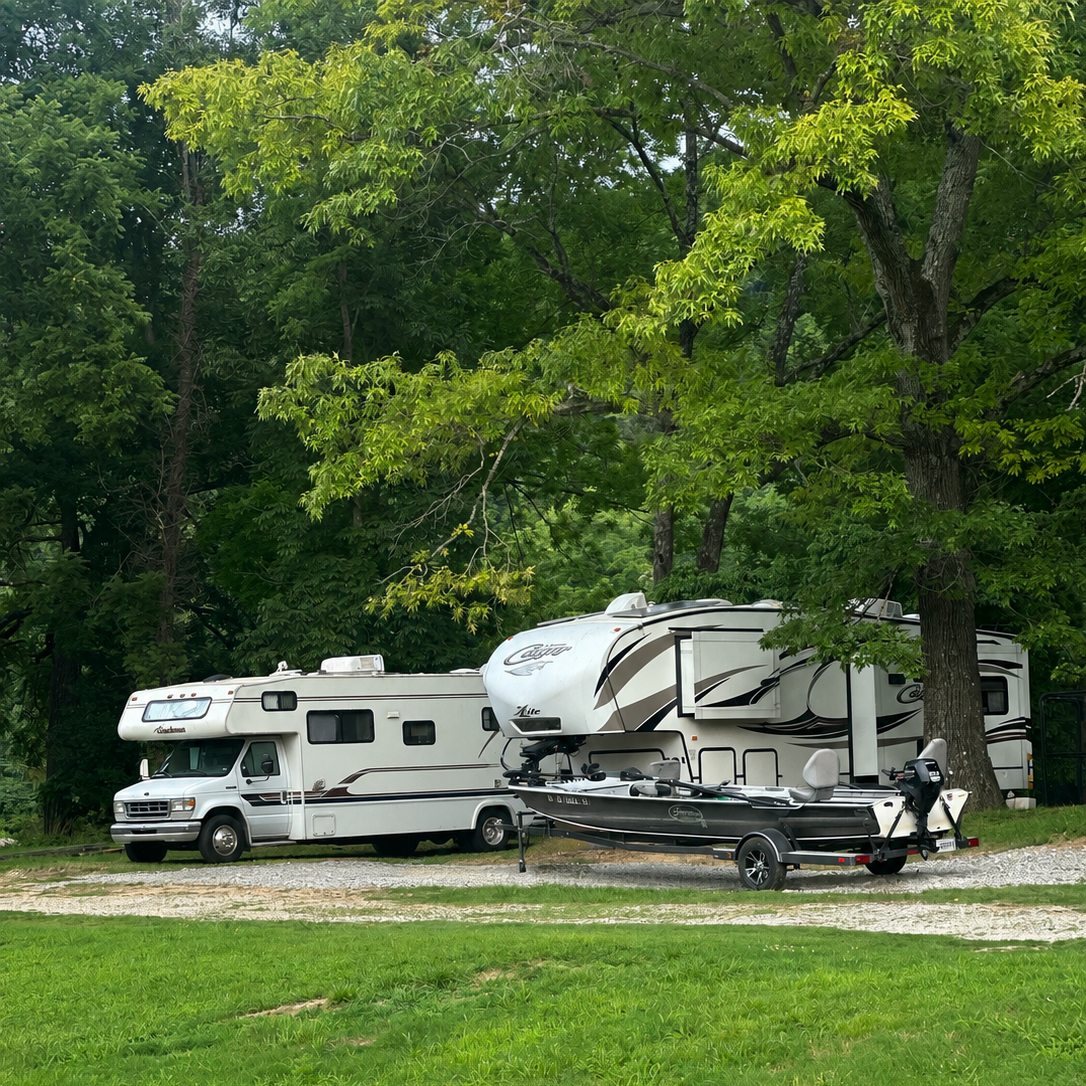 White Hole Resort RV Spots, Occupied with Two RVs